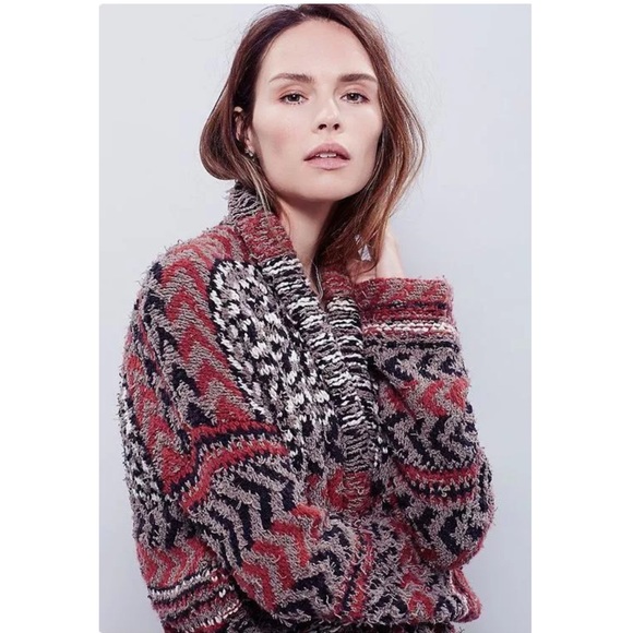 Free People Iona Long Belted Cardigan Duster Sweater - Picture 1 of 12